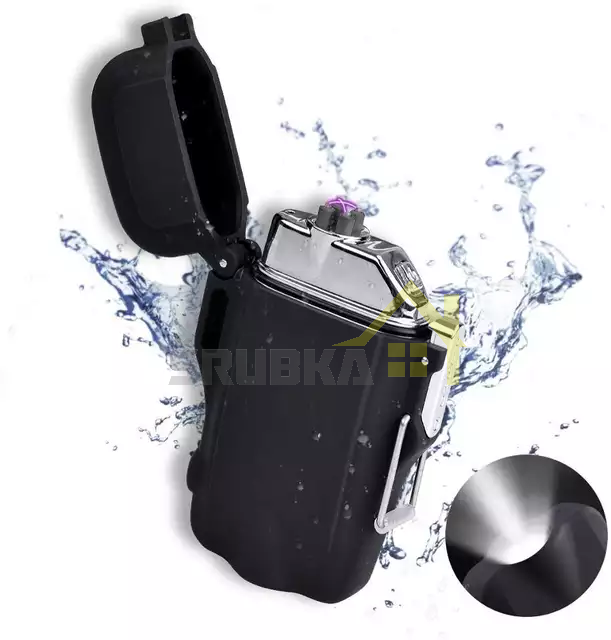 Handy F18 plazmový zapaľovač USB vodeodolný / čierny