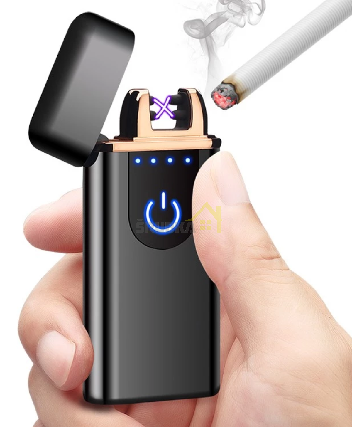 plazmový zapaľovač dotykový USB nabíjanie